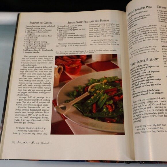 The Low-Fat Way to Cook 1993 Oxmoor House First Print Hardcover - Picture 9 of 9